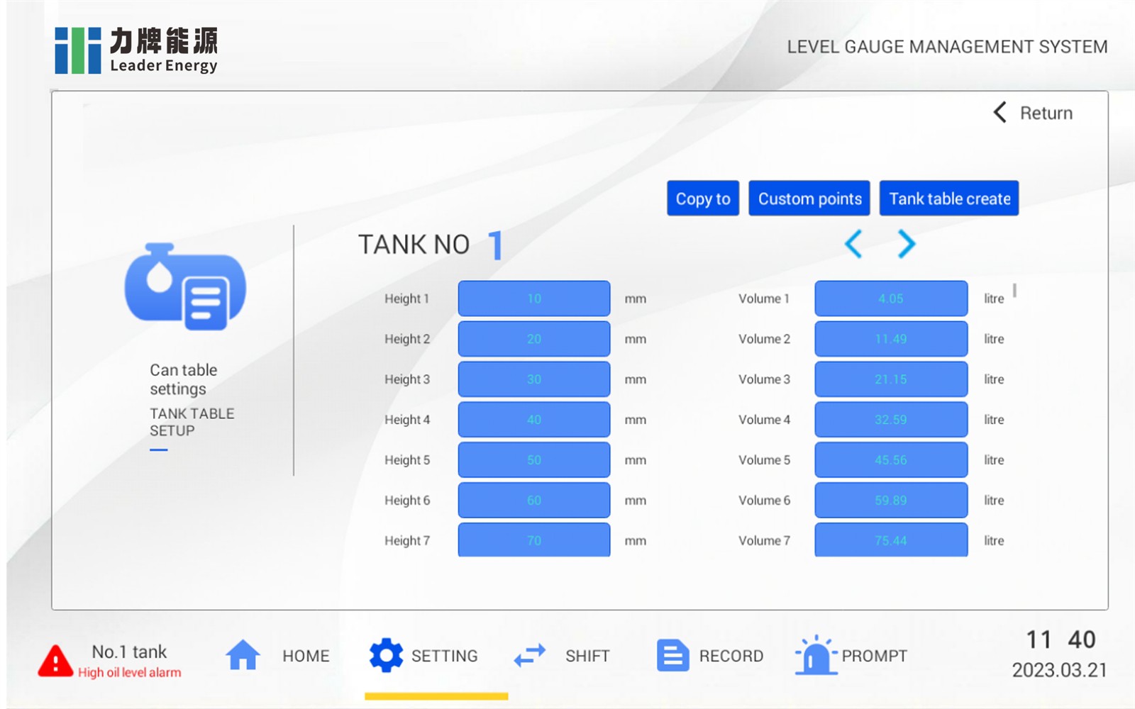 automatic tank gauge system 7 automatic tank gauge system 7